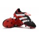 adidas Predator Accelerator FG Soccer Cleats - Black White Red