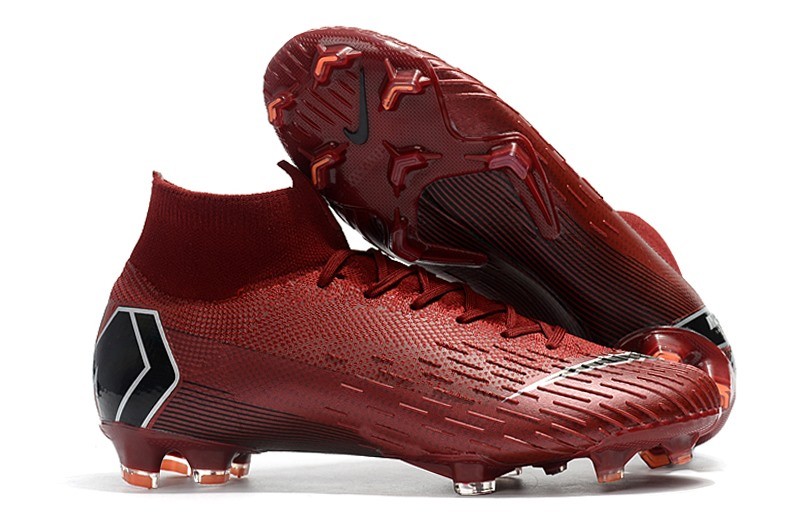 red mercurial boots