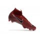 Nike Mens Mercurial Superfly 6 Elite FG Football Boots - Team Red Dark Grey