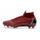 Nike Mens Mercurial Superfly 6 Elite FG Football Boots - Team Red Dark Grey