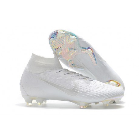 Nike Mens Mercurial Superfly 6 Elite FG Football Boots - All White