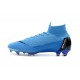 Nike Mens Mercurial Superfly 6 Elite FG Football Boots - Blue Black