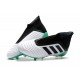 adidas New Predator 18+ FG Soccer Cleats White Green Black