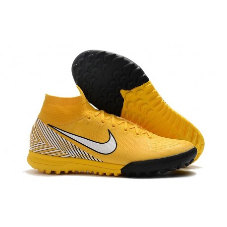 Neymar Nike Mercurial SuperflyX 6 360 Elite TF Boots - Yellow White