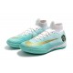 Nike Mercurial SuperflyX VI Elite IC CR7 Indoor Shoes Blue White