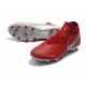 Nike Phantom Vision Elite DF Firm Ground Cleats Red Silver