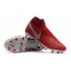 Nike Phantom Vision Elite DF Firm Ground Cleats Red Silver