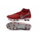 Nike Phantom Vision Elite DF Firm Ground Cleats Red Silver