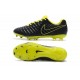 Nike Tiempo Legend VII FG Men's Soccer Cleats - Black Yellow