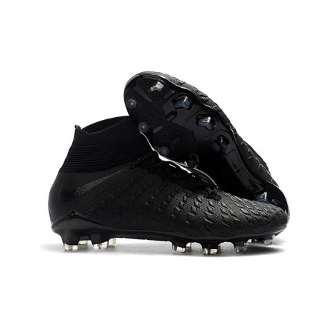 Nike Hypervenom Phantom 3 FG ACC Cleats - Black Silver