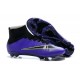 New 2015 Nike Mercurial Superfly Iv FG Football Cleats Purple Black