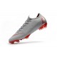 Nike Mercurial Vapor XII Elite FG Mens Soccer Boot - Grey Red