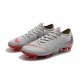 Nike Mercurial Vapor XII Elite FG Mens Soccer Boot - Grey Red