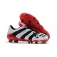 adidas Predator Accelerator FG Soccer Cleats - White Black Red