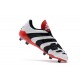 adidas Predator Accelerator FG Soccer Cleats - White Black Red