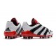 adidas Predator Accelerator FG Soccer Cleats - White Black Red