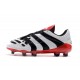 adidas Predator Accelerator FG Soccer Cleats - White Black Red