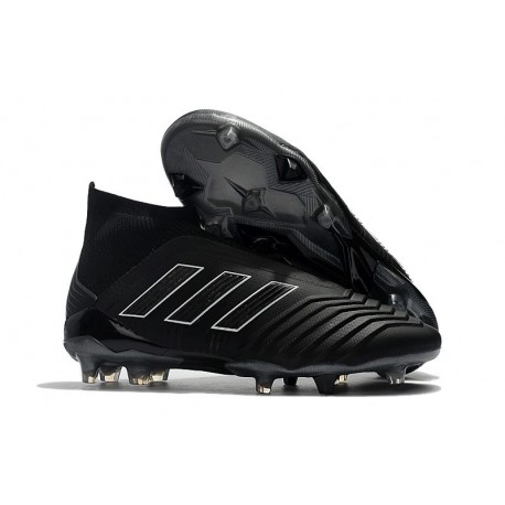 adidas New Predator 18+ FG Shadow Mode Black Soccer Cleats