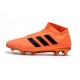 New Adidas Nemeziz 18+ FG Soccer Boots - Orange Black