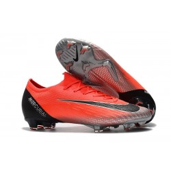 Nike Mercurial Vapor XII Elite FG Ronaldo CR7 Soccer Boot - Red Black