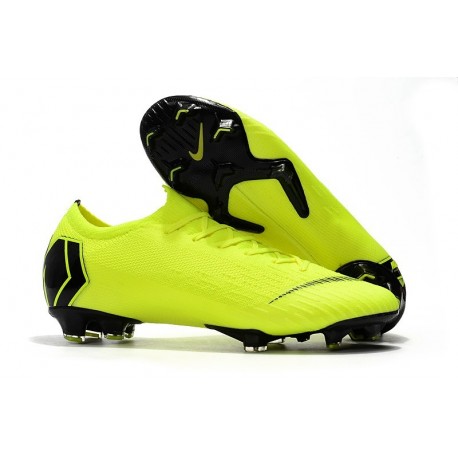 Nike Mercurial Vapor XII Elite FG Mens Soccer Boot - Volt Black