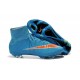 New 2015 Nike Mercurial Superfly Iv FG Football Cleats Blue Orange