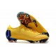 Nike Mercurial Vapor XII Elite FG Mens Soccer Boot - Yellow Blue