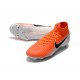 Nike New Mercurial Superfly VI 360 Elite FG Cleat - Orange White