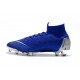 Nike New Mercurial Superfly VI 360 Elite FG Cleat - Blue Silver