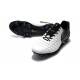 Nike Tiempo Legend VII FG Men's Soccer Cleats - White Black
