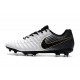 Nike Tiempo Legend VII FG Men's Soccer Cleats - White Black