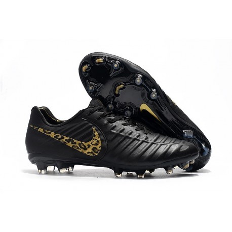 Nike Tiempo Legend VII FG Men's Soccer Cleats - Black Safari