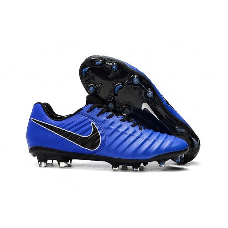 Nike Tiempo Legend VII FG Men's Soccer Cleats - Blue Black