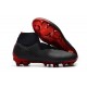 Nike Phantom Vision Elite DF Firm Ground Cleats Black Red