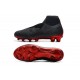 Nike Phantom Vision Elite DF Firm Ground Cleats Black Red