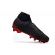 Nike Phantom Vision Elite DF Firm Ground Cleats Black Red