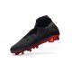 Nike Phantom Vision Elite DF Firm Ground Cleats Black Red