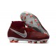 New Nike Phantom Vision Elite DF FG Soccer Boots - Red Silver