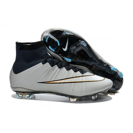 New 2015 Nike Mercurial Superfly Iv CR7 FG metallic Silver White Hyper Turq Black