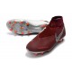 New Nike Phantom Vision Elite DF FG Soccer Boots - Red Silver