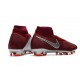 New Nike Phantom Vision Elite DF FG Soccer Boots - Red Silver
