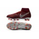 New Nike Phantom Vision Elite DF FG Soccer Boots - Red Silver