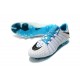 Nike Hypervenom Phantom III FG Men Cleats - White Blue