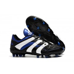 adidas Predator Accelerator FG Soccer Cleats - Black White Blue