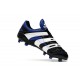 adidas Predator Accelerator FG Soccer Cleats - Black White Blue