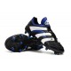 adidas Predator Accelerator FG Soccer Cleats - Black White Blue