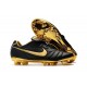 Nike Tiempo Legend VII R10 FG Men's Soccer Cleats - Black Golden