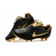 Nike Tiempo Legend VII R10 FG Men's Soccer Cleats - Black Golden