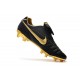 Nike Tiempo Legend VII R10 FG Men's Soccer Cleats - Black Golden