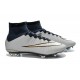 New 2015 Nike Mercurial Superfly Iv CR7 FG metallic Silver White Hyper Turq Black